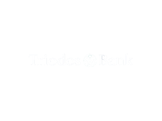 Logo der Triodosbank in weiß